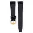 Kép 3/3 - Hirsch fekete kajmán bőr óraszíj  16mm - Prestige L - 02208050-1-16