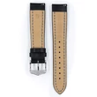 Kép 3/3 - Hirsch fekete borjú bőr óraszíj  22mm - Heavy Calf L - 02475050-2-22