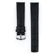 Kép 2/3 - Hirsch fekete borjú bőr óraszíj  20mm - Grand Duke L - 02528051-2-20