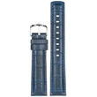 Kép 2/3 - Hirsch kék borjú bőr óraszíj  20mm - Grand Duke L - 02528080-2-20