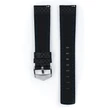 Kép 3/3 - Hirsch fekete borjú bőr óraszíj  18mm - Carbon L - 02592052-2-18