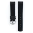Kép 3/3 - Hirsch fekete borjú bőr óraszíj  20mm - Carbon XL - 02592250-2-20