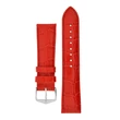 Kép 2/3 - Hirsch piros borjú bőr óraszíj  24mm - Louisianalook M NQR - 03427120-2-24