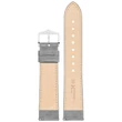 Kép 3/3 - Hirsch szürke borjú bőr óraszíj  18mm - Osiris Nubuk L - 03433030-2-18