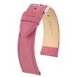 Kép 1/3 - Hirsch rózsaszín borjú bőr óraszíj  22mm - Osiris Nubuk L - 03433060-2-22