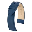 Kép 1/3 - Hirsch kék borjú bőr óraszíj  20mm - Osiris Nubuk L - 03433080-2-20