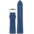 Kép 2/3 - Hirsch kék borjú bőr óraszíj  20mm - Osiris Nubuk L - 03433080-2-20