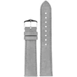 Kép 2/3 - Hirsch szürke borjú bőr óraszíj  16mm - Osiris Nubuk M - 03433130-2-16