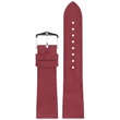Kép 2/3 - Hirsch bordó borjú bőr óraszíj  12mm - Osiris Nubuk M - 03433161-2-12