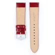 Kép 3/3 - Hirsch piros borjú bőr óraszíj  16mm - Osiris M - 03475120-2-16