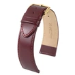 Kép 1/3 - Hirsch bordó borjú bőr óraszíj  12mm - Osiris M - 03475160-1-12