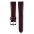 Kép 3/3 - Hirsch bordó borjú bőr óraszíj  12mm - Osiris M - 03475160-1-12