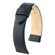 Kép 1/3 - Hirsch fekete borjú bőr óraszíj  20mm - Toronto M - 03702150-2-20
