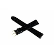 Kép 2/3 - Hirsch fekete borjú bőr óraszíj  20mm - Sobek L NQR - 03928050-1-20