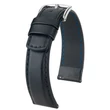 Kép 1/3 - Hirsch fekete borjú bőr óraszíj  24mm - Runner L - 04002050-2-24