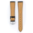 Kép 3/3 - Hirsch fekete borjú bőr óraszíj  18mm - Siena L - 04202050-2-18