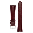 Kép 1/3 - Hirsch bordó borjú bőr óraszíj  20mm - Siena L NQR - 04202060-2-20