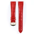 Kép 2/3 - Hirsch piros aligátor bőr óraszíj  14mm - London M - 04207129-1-14