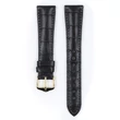 Kép 2/3 - Hirsch szürke aligátor bőr óraszíj  14mm - London M - 04207139-1-14