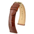 Kép 1/3 - Hirsch aranybarna aligátor bőr óraszíj  14mm - London M - 04207170-1-14