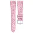 Kép 2/3 - Hirsch rózsaszín vegán bőr óraszíj  18mm - Rose M - 04245122-2-18