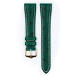 Kép 2/3 - Hirsch zöld strucc bőr óraszíj  14mm - Massai Ostrich M - 04262141-1-14