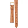 Kép 2/3 - Hirsch aranybarna strucc bőr óraszíj  17mm - Massai Ostrich M - 04262170-1-17