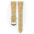 Kép 2/3 - Hirsch bézs strucc bőr óraszíj  14mm - Massai Ostrich M - 04262190-1-14