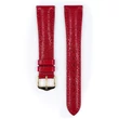 Kép 2/3 - Hirsch piros gyík bőr óraszíj  18mm - London L - 04266020-1-18