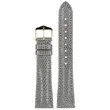 Kép 2/3 - Hirsch szürke gyík bőr óraszíj  14mm - London M - 04266130-1-14