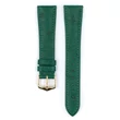 Kép 2/3 - Hirsch zöld strucc bőr óraszíj  19mm - Massai Ostrich L - 04362040-1-19