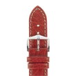 Kép 3/3 - Hirsch piros borjú bőr óraszíj  20mm - Jumper L NQR - 04402020-2-20