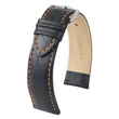 Kép 1/3 - Hirsch fekete borjú bőr óraszíj  18mm - Jumper XL NQR - 04402251-2-18