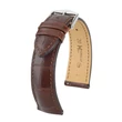 Kép 1/3 - Hirsch barna aligátor bőr óraszíj  24mm - Earl L - 04707019-2-24