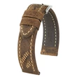 Kép 1/3 - Hirsch barna vadállat bőr óraszíj  22mm - Lynyrd L - 04864073-2-22