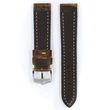 Kép 3/3 - Hirsch barna vadállat bőr óraszíj  22mm - Lynyrd L - 04864073-2-22