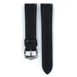 Kép 3/3 - Hirsch fekete borjú bőr óraszíj  20mm - Lucca L - 04902050-2-20
