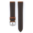 Kép 3/3 - Hirsch aranybarna borjú bőr óraszíj  20mm - Lucca L - 04902070-2-20