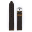 Kép 3/3 - Hirsch aranybarna borjú bőr óraszíj  24mm - Heritage L NQR - 05033070-2-24