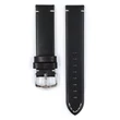 Kép 2/3 - Hirsch fekete borjú bőr óraszíj  18mm - Ranger L - 05402050-2-18