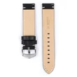 Kép 3/3 - Hirsch fekete borjú bőr óraszíj  18mm - Ranger L - 05402050-2-18