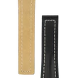 Kép 3/3 - Hirsch fekete borjú bőr óraszíj  24mm - Navigator - no buckle - 07002450-0-2420