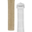 Kép 3/3 - Hirsch fehér aligátor bőr óraszíj  18mm - Navigator - no buckle - 07007409-0-1816