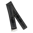 Kép 3/3 - Hirsch fekete aligátor bőr óraszíj  18mm - Navigator - no buckle - 07007459-0-1816