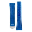 Kép 1/3 - Hirsch királykék aligátor bőr óraszíj  22mm - Navigator - no buckle - 07007485-0-2218