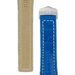 Kép 2/3 - Hirsch királykék aligátor bőr óraszíj  22mm - Navigator - no buckle - 07007485-0-2218