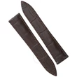 Kép 2/3 - Hirsch sötétbarna aligátor bőr óraszíj  12mm - Savoir Duo - 07207417-2-1210
