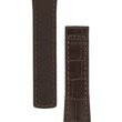 Kép 3/3 - Hirsch sötétbarna aligátor bőr óraszíj  19mm - Speed Plus - no buckle - 07507417-0-1918