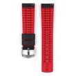 Kép 3/3 - Hirsch fekete borjú bőr/ kaucsuk óraszíj  20mm - Robby L - 0912094050-4-20