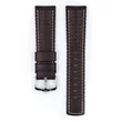 Kép 2/3 - Hirsch barna borjú bőr/ kaucsuk óraszíj  20mm - Tiger L - 0915075010-2-20
